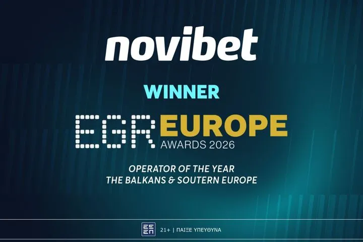 Η Novibet “Operator of the Year” σε Βαλκάνια και Νότια Ευρώπη στα EGR European Awards 2026