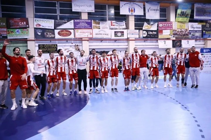 ΠΑΕ Ολυμπιακός: “Συγχαρητήρια στην ομάδα χάντμπολ για την κατάκτηση του Κυπέλλου”