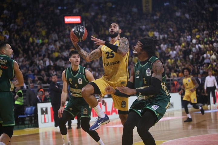 Η βαθμολογία της Stoiximan GBL: Ο Παναθηναϊκός έμεινε πίσω στην κούρσα για την πρωτιά μετά την ήττα από τον Άρη Betsson