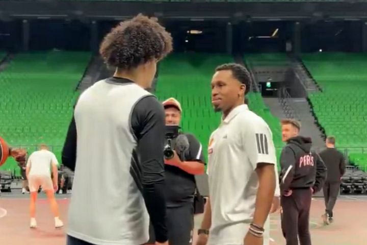 Παναθηναϊκός AKTOR – Παρί: Ο Σορτς επισκέφτηκε τους πρώην συμπαίκτες του