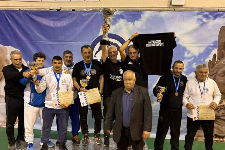 Ο ΠΑΟΚ Πρωταθλητής στην Ελληνορωμαϊκή πάλη