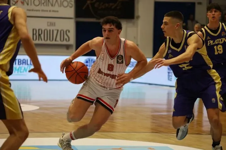 Στον τελικό του Final Four του Gen A Stars U16 ο Ολυμπιακός, παρακολούθησε τον ημιτελικό ο Βασίλης Σπανούλης