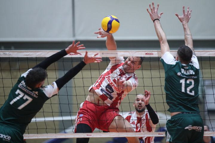 Πού θα δείτε το Ολυμπιακός – Παναθηναϊκός για τη Novibet Volley League Ανδρών