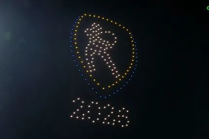 Η φαντασμαγορική τελετή με drones πάνω από το γήπεδο του Παναιτωλικού για τα 100 χρόνια του συλλόγου