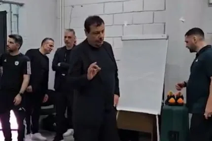 Η ομιλία του Αταμάν στα αποδυτήρια μετά τη νίκη του Παναθηναϊκού AKTOR στο Σαράγεβο