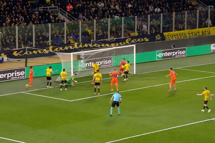 Ο Νιέτο ταλαιπώρησε την ΑΕΚ και ο Βάνσας από κοντά έκανε το 2-0 για την Τσέλιε