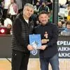 Allwyn Final 4 Κυπέλλου Ελλάδας: Ο Νίκος Χαρδαλιάς βραβεύτηκε για την προσφορά του στο Μπάσκετ Γυναικών