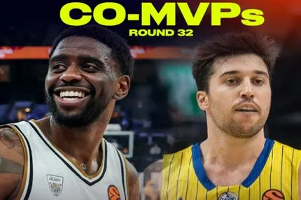 Μπέικον και Μπλατ οι MVP's της 32ης αγωνιστικής της EuroLeague