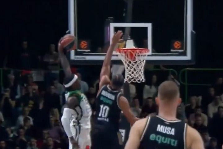 Dubai BC – Παναθηναϊκός AKTOR: Ο Ναν διέλυσε το καλάθι της Dubai BC με επική καρφωματάρα κι έκανε poster τον Άντερσον