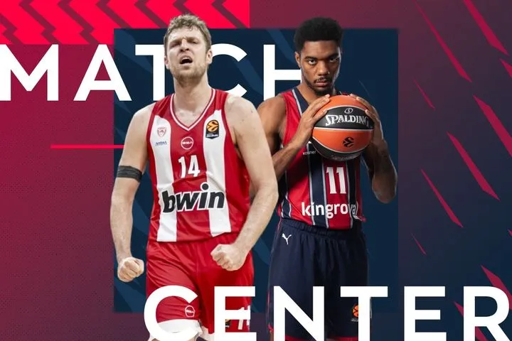 LIVE η αναμέτρηση του Ολυμπιακού με την Μπασκόνια για τη EuroLeague