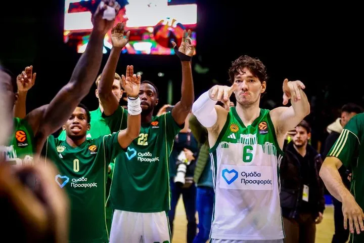 Παναθηναϊκός AKTOR: Τελετουργικό νίκης στο Σαράγεβο μετά τη νίκη επί της Dubai BC