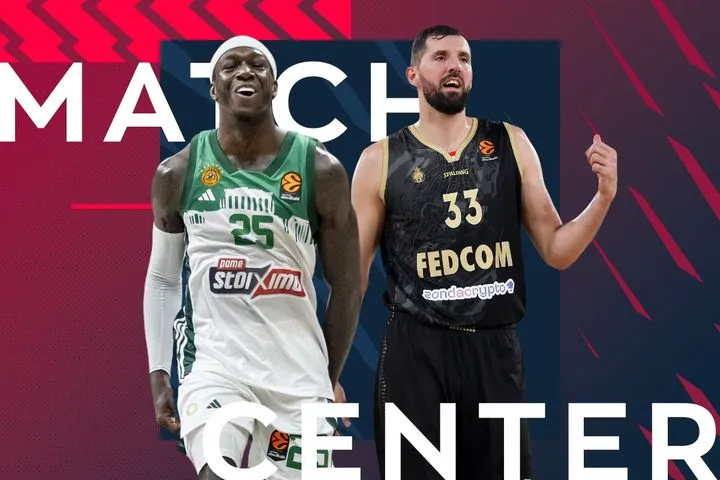 LIVE η αναμέτρηση του Παναθηναϊκού AKTOR με τη Μονακό για την 34η αγωνιστική EuroLeague