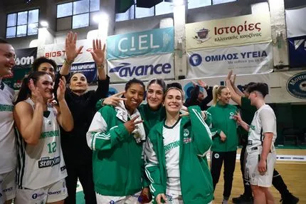 Τα highlights της νίκης του Παναθηναϊκού επί του Ολυμπιακού για τα ημιτελικά της Α1 Μπάσκετ Γυναικών