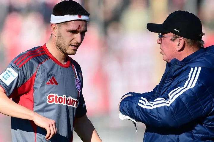 Μάτωσε ξανά ο Πιρόλα στο ίδιο σημείο που είχε χτυπήσει με τον Ρέτσο