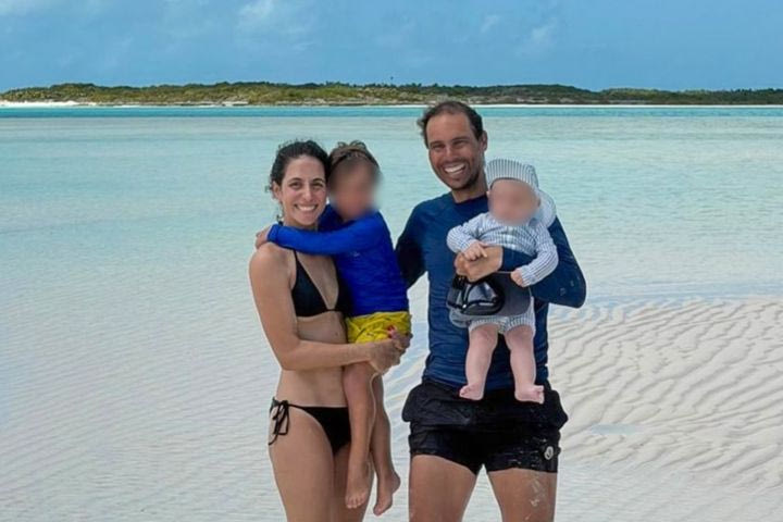 Ναδάλ: Οικογενειακή απόδραση στις Μπαχάμες με τη σύζυγό του και τα παιδιά τους