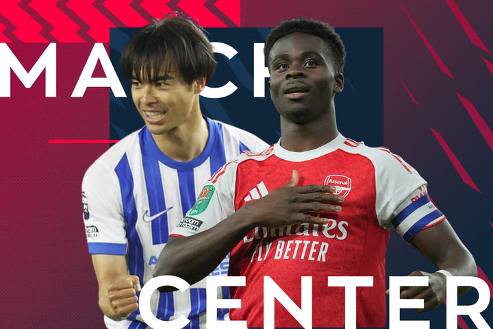 LIVE η εκτός έδρας δοκιμασία της Άρσεναλ με αντίπαλο την Μπράιτον