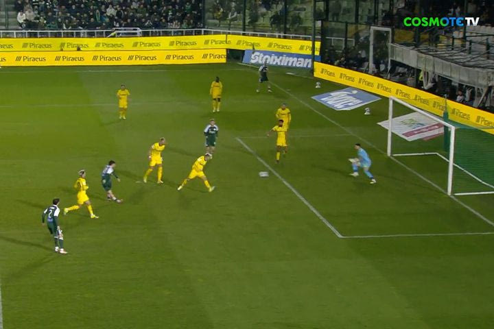 Παναθηναϊκός – Άρης: Ο Ταμπόρδα με σουτ μέσα από την περιοχή πέτυχε το 2-0 για το τριφύλλι