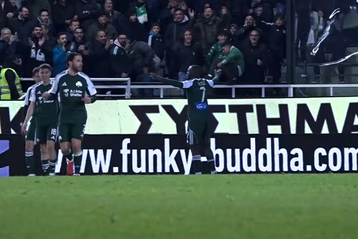 Παναθηναϊκός: Οι πανηγυρισμοί στον πάγκο, οι οδηγίες του Μπενίτεθ και η αποθέωση του Τεττέη στην παρακάμερα του αγώνα με τον Άρη