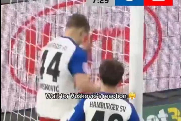 Ο Βούσκοβιτς είχε τεράστια ευκαιρία στο Αμβούργο - Λεβερκούζεν και κόντεψε να σπάσει το δοκάρι από τα νεύρα του
