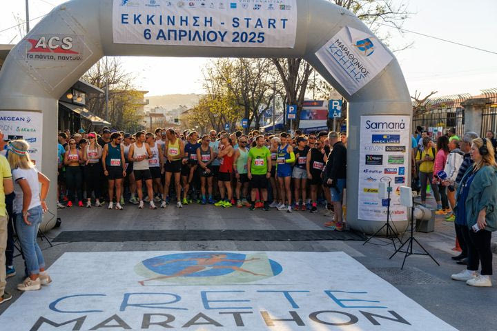 10ος διεθνής Μαραθώνιος Κρήτης: Ρεκόρ με δρομείς από 44 χώρες