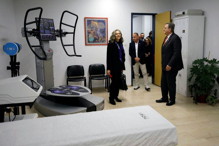 Eγκαινιάστηκε το ανακαινισμένο φυσικοθεραπευτήριο στο ΟΑΚΑ από Κούβελο και Σακοράφα