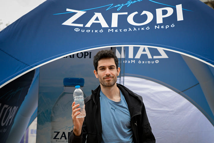 Φυσικό Μεταλλικό Νερό ΖΑΓΟΡΙ και Μίλτος Τεντόγλου στο φετινό No Finish Line Athens