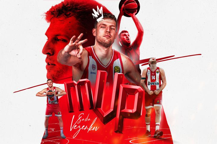 Ο Σάσα Βεζένκοβ MVP της EuroLeague 2025/26