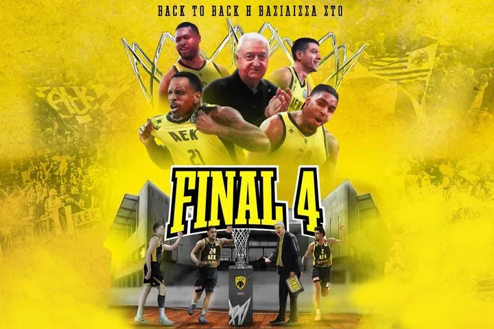 H ΑΕΚΑΡΑ στο Final Four: Κιτρινόμαυρη παράνοια παρέσυρε την Μπανταλόνα σε ματς θρίλερ στη SUNEL Arena