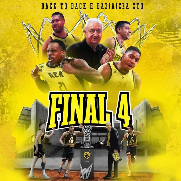 H ΑΕΚΑΡΑ στο Final Four: Κιτρινόμαυρη παράνοια παρέσυρε την Μπανταλόνα σε ματς θρίλερ στη SUNEL Arena