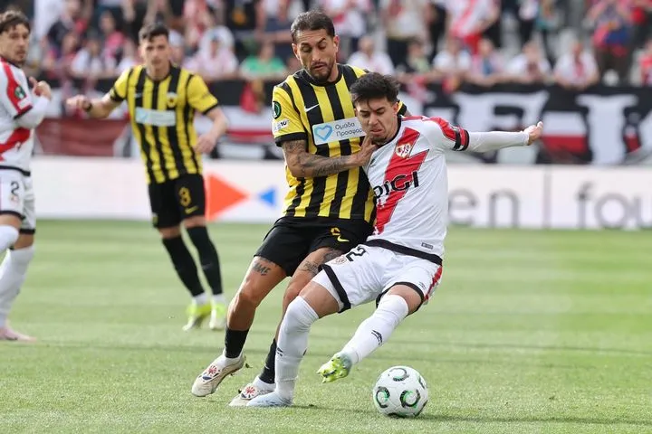 Τα highlights της ήττας της ΑΕΚ στη Μαδρίτη από τη Ράγιο Βαγιεκάνο για τα προημιτελικά του Conference League