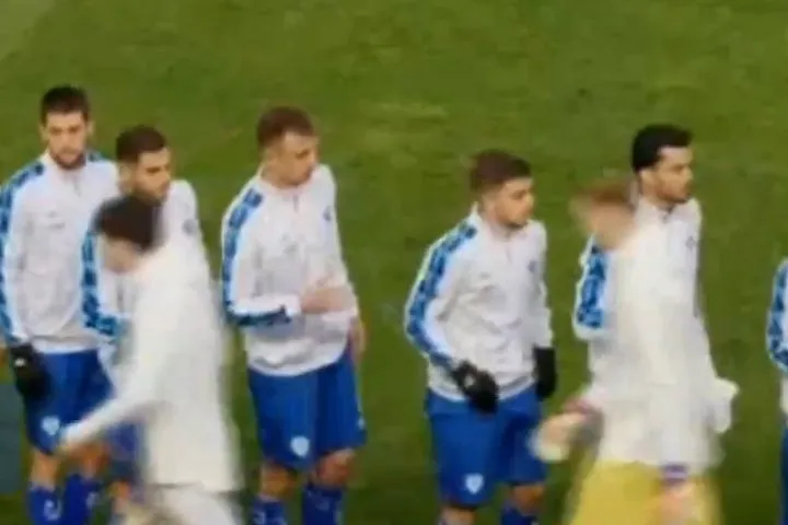Παίκτες της Κ21 της Βοσνίας αρνήθηκαν να κάνουν χειραψία με αυτούς του Ισραήλ εις ένδειξη διαμαρτυρίας