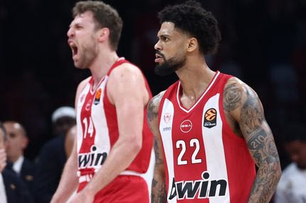 Ο Ολυμπιακός διέλυσε τον ανταγωνισμό: Πρώτος στην κατάταξη, πρώτοι οι παίκτες του στις βασικές στατιστικές κατηγορίες