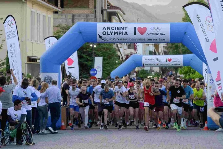 Το 5ο “Olympic Day Run” Ancient Olympia τιμά την αναβίωση των Ολυμπιακών Αγώνων πριν 130 χρόνια