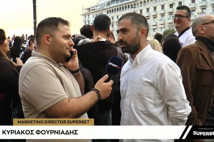 Ο Marketing Director της Superbet, Κυριάκος Φουρνιάδης, στο SPORT24 για τη μεγάλη γιορτή του ΠΑΟΚ για τα 100 χρόνια του συλλόγου