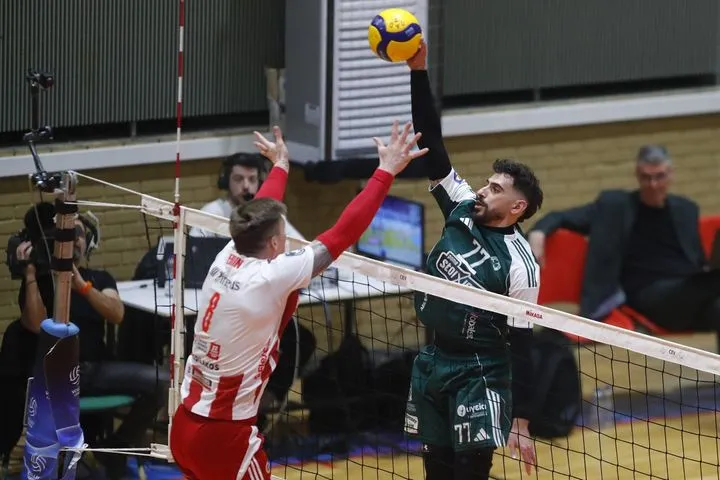 Volley League Ανδρών: Πού θα δείτε τον τρίτο ημιτελικό ανάμεσα στον Παναθηναϊκό και τον Ολυμπιακό