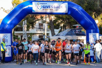 Περισσότεροι από 2.000 δρομείς στο PepsiCo Gives Back – Run. Smile. Repeat.