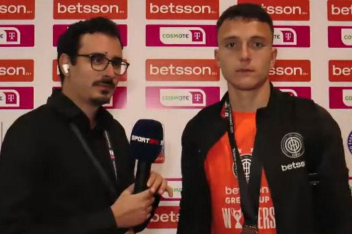 Ο Γιάννης Θεοδοσουλάκης στο SPORT24: “Δεν φανταζόμουν να κατακτήσω Κύπελλο με την ομάδα της καρδιάς μου, ζούμε το όνειρο”