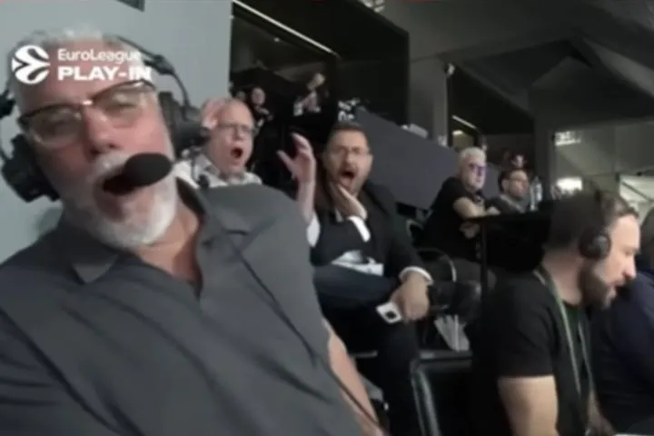 Η αντίδραση του Τζο Αρλάουκας στο εκπληκτικό κάρφωμα του Ματίας Λεσόρ