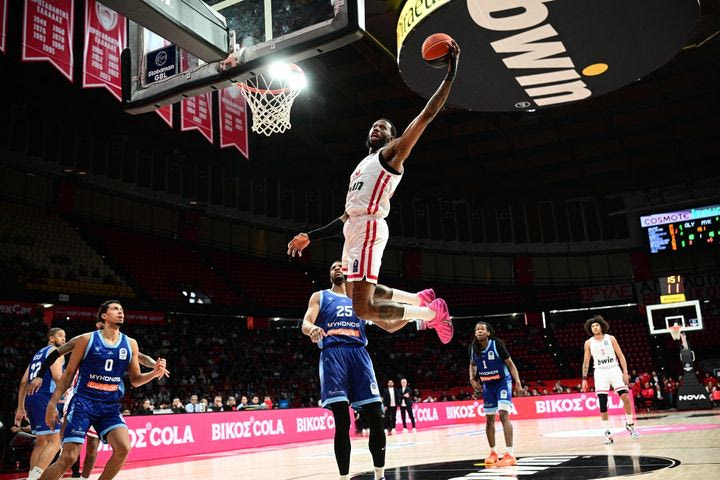 Τα highlights της αναμέτρησης Ολυμπιακός – Μύκονος Betsson