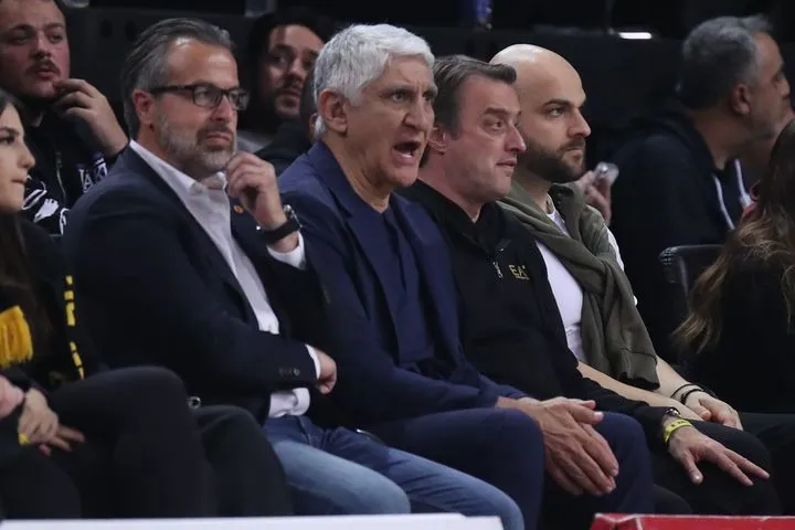 ΑΕΚ – Μπανταλόνα: Ο Παναγιώτης Γιαννάκης έδωσε το παρών στη SUNEL Arena