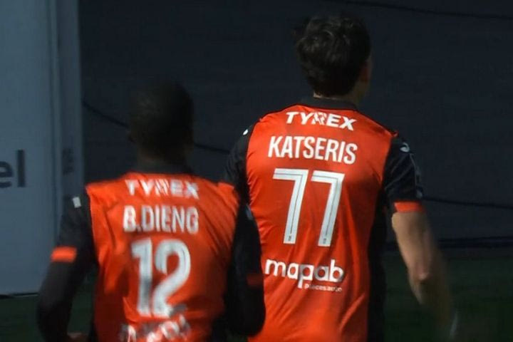 Πάνος Κατσέρης: Σκόραρε ο Έλληνας δεξιός μπακ στο Λοριάν – Μαρσέιγ