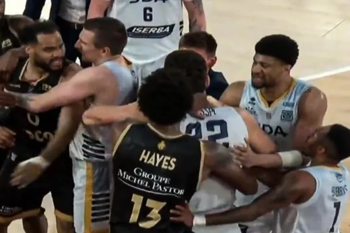 Χαμός στο φινάλε για τη Μονακό, γεμάτος αίματα ο Λοσέρ μετά από καυγά με Μπεγκαρίν