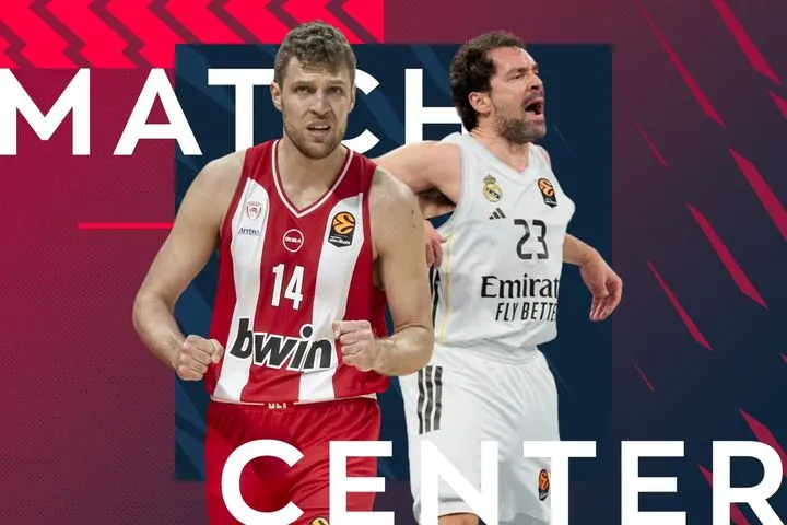 LIVE η αναμέτρηση του Ολυμπιακού με τη Ρεάλ για τη EuroLeague
