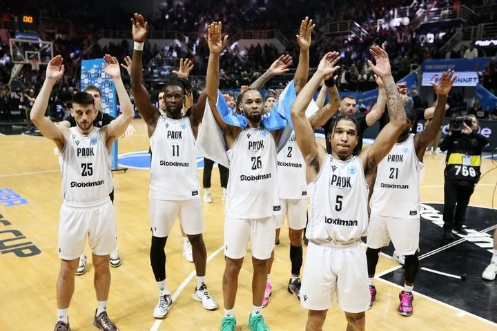 Τα highlights από την σπουδαία νίκη του ΠΑΟΚ επί της Μπιλμπάο στον πρώτο τελικό του FIBA Europe Cup