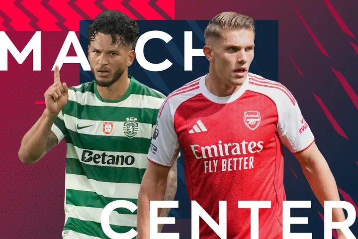 LIVE η αναμέτρηση της Σπόρτινγκ με την Άρσεναλ για τα προημιτελικά του Champions League