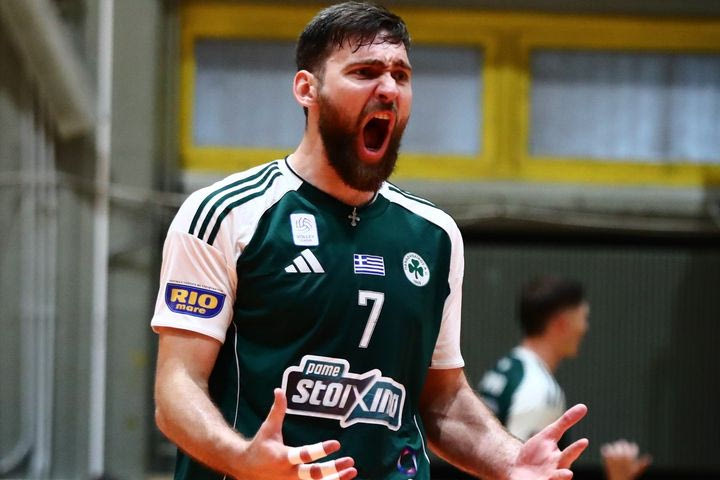 Πράσινη κυριαρχία: Ο Παναθηναϊκός έκανε το sweep κόντρα στον Ολυμπιακό και προκρίθηκε στους τελικούς της Novibet Volley League