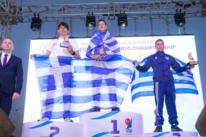 Ο Εθνικός Υμνος ακούστηκε στην Τουρκία στο Παγκόσμιο Πρωτάθλημα ιστιοπλοϊας Techno 293