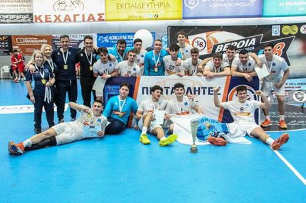 Ο Ιωνικός Νέας Φιλαδέλφειας αναδείχθηκε στη Βέροια πρωταθλητής στο χάντμπολ εφήβων