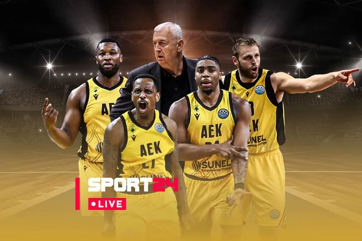 S24 LIVE για τον ημιτελικό της ΑΕΚ με τη Μάλαγα στο Final 4 του BCL