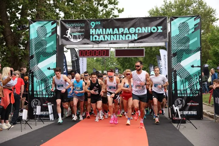Σε νέα εποχή μπήκε ο Ioannina Half Marathon
